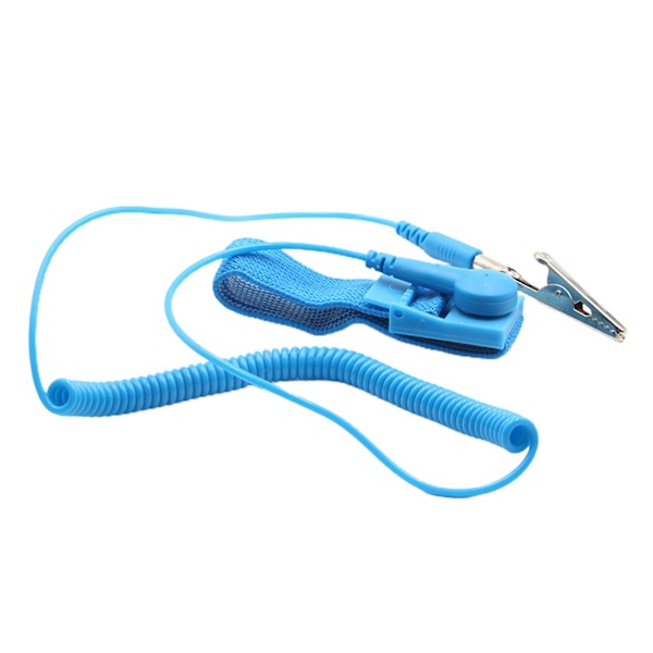 PVC Antistatisk ESD Håndleddsrem Justerbar Ledningsjordingsarmbånd Qinhai