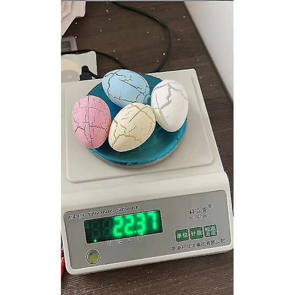 Påskepynt Lys Påskeæg LED Stringlys Batteridrevet eierfarben ostern H