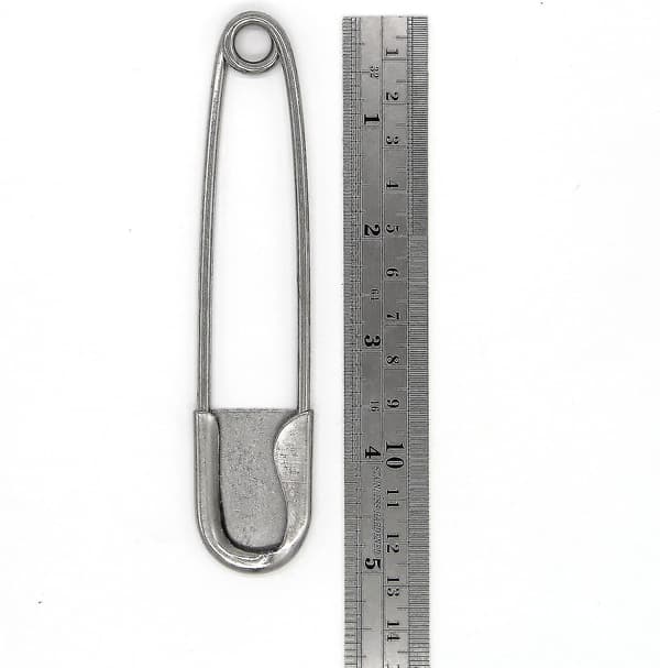 10-pack extra stora säkerhetsnålar super heavy duty jumbo 5\" hög kvalitet