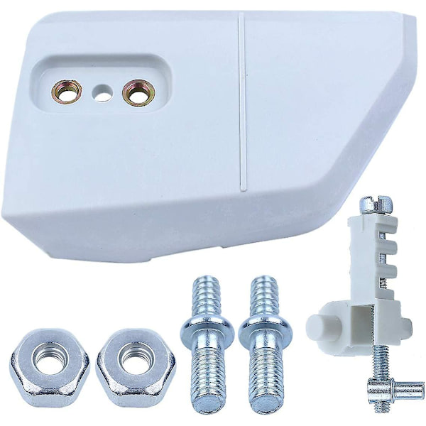 Kjededeksel med kjedestrammer for Stihl motorsag Ms170 Ms180 017 018 Ms210 Ms230 Ms250 021 023 025, Adefol kjededeksel + strammer + bolt og mutter