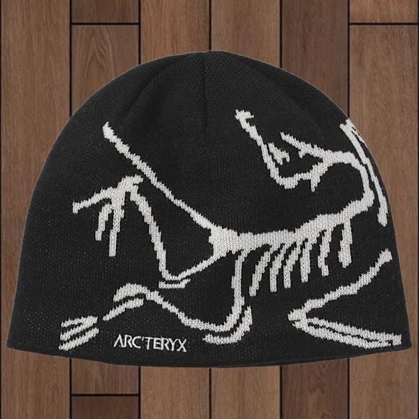 Arc'teryx Bird Head Toque Hue Sort Merinould Strikket Vinterhue Unisex Sort Black