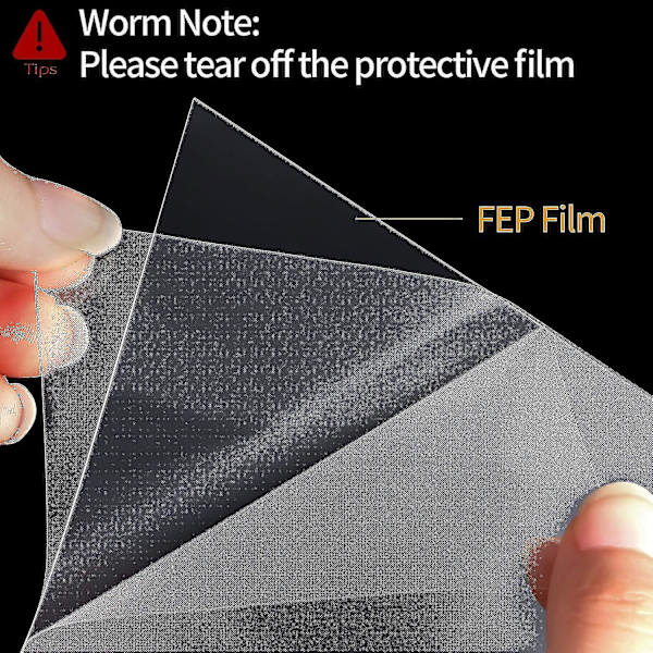 12 stk. Fep Film 200x140x0,15 mm Tykkelse Til Uv 3D-printere, Lcd Sla Resin, Med 2 Stk. Udskiftnings_fs