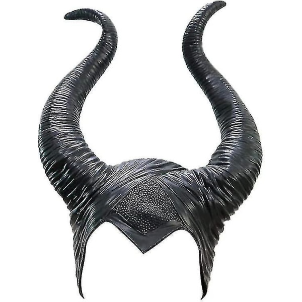 Halloween Maleficent Horns Pannebånd Cosplay Black, Evil Maleficent Headpiece Ornament, Woman Fancy Dresshalloween Maleficent Horns Pannebånd Cosplay Bl