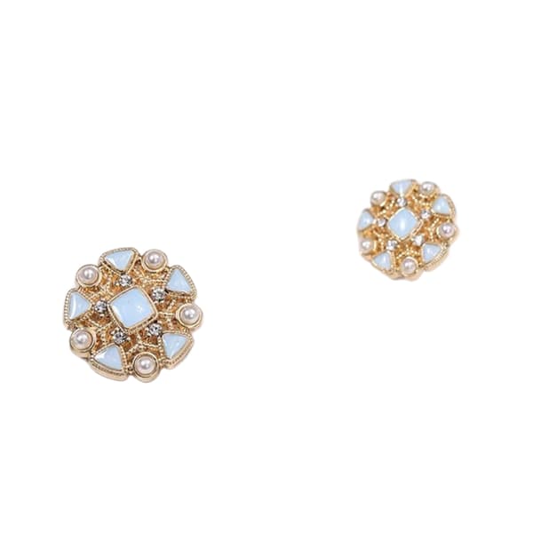 10 stk Perleknapper Klædeknapper Skjorteknapper HVID 18MM 10ST