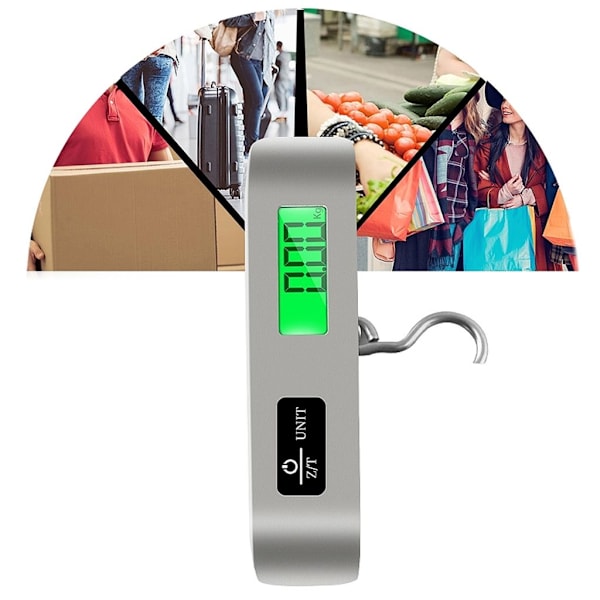 Digital Bagagevåg med LCD-Display 50kg