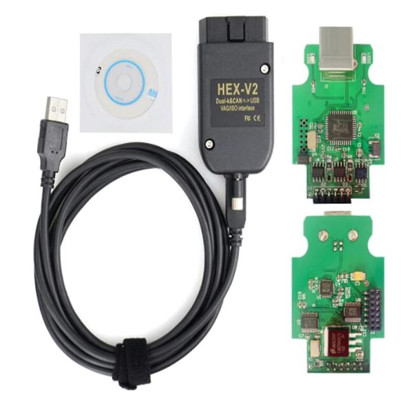 Flerspråkiga Vcds Hex X2 22.3 Hex Can USB Interface V2 Atmega162+16v8+ft232rq English