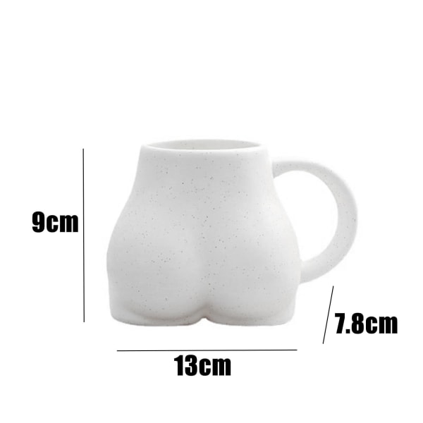 Sjov kropsformet krus Kop kunstdesign krus Morgenmad kop kaffe mælk kop