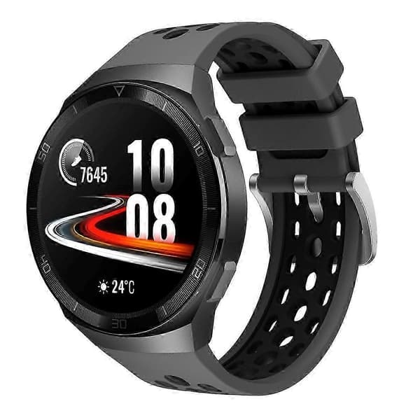 Silikonklokkerem til Huawei Watch GT 2e Grey Balck