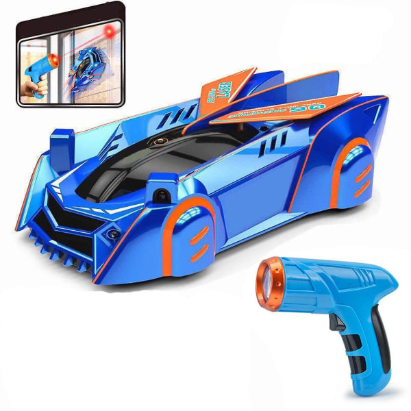 Ny Hot Zero Gravity Laser, Laser-guidet Wall Racer, Wall Climbing Race Car blue