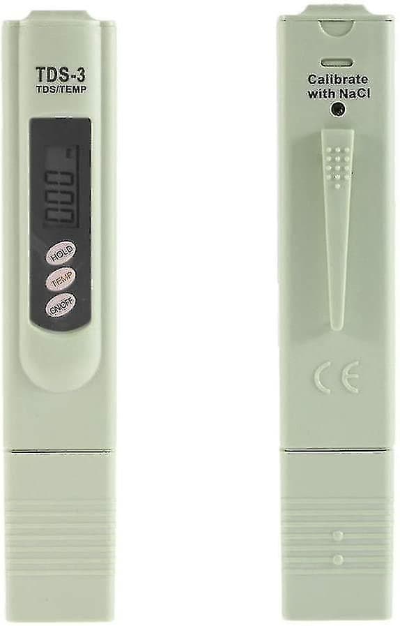 LCD TDS-3 Dricksvattenkvalitetsmätare Digital Testare Temperatur PPM Testmätare Penna Analysator