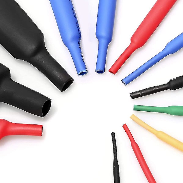 560 stk. 2:1 Krympeflex, Eventronic Assorteret Elektrisk Kabelmuffe Elektrisk Isolering Krympeflex Kit Med Æske