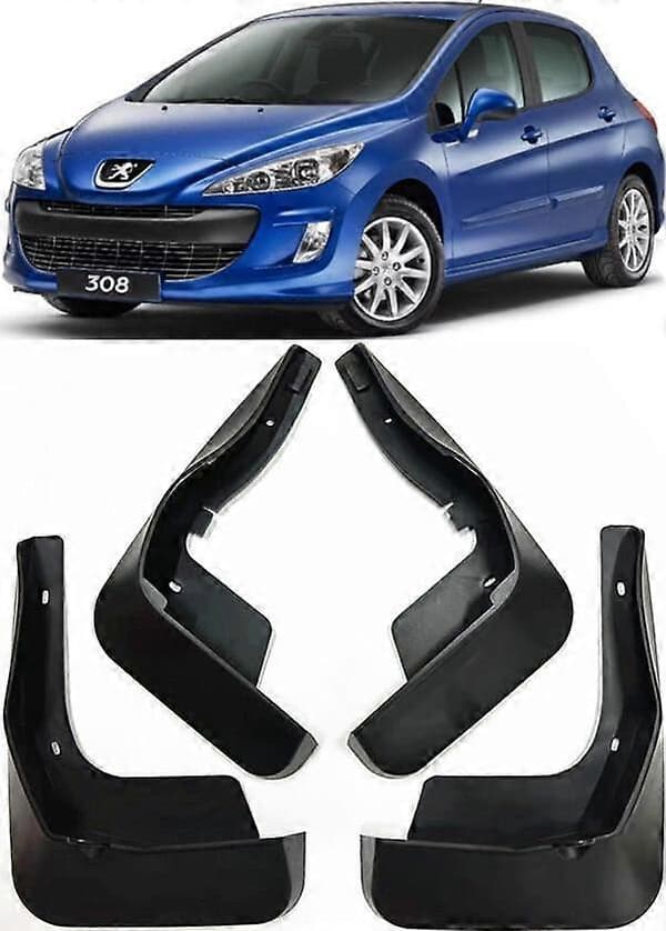 Originale For- og Bagskærme Mud Flaps til 2007-2013 Peugeot 308 Hatchback