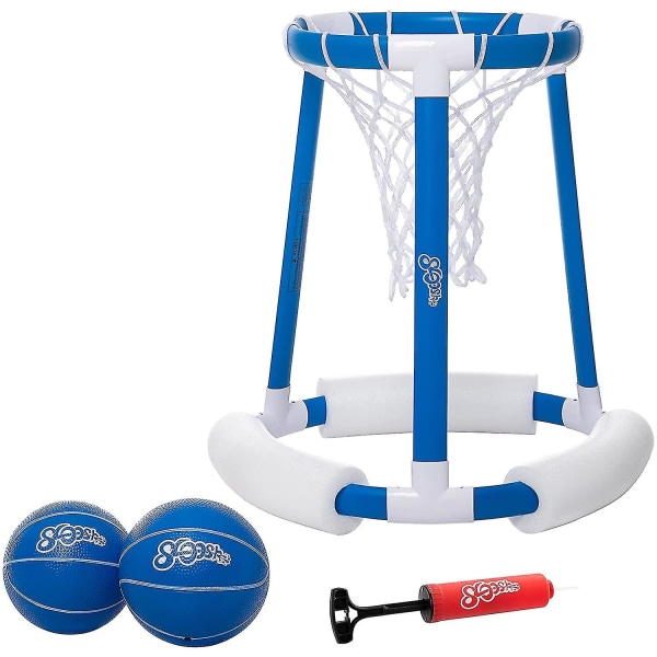 Julegaver, flytende basseng Basketball Hoop Game For Svømmebasseng | Inkluderer bøyle, 2 baller og pumpe, oppblåsbar Basketball Hoop Water Basketball Gam