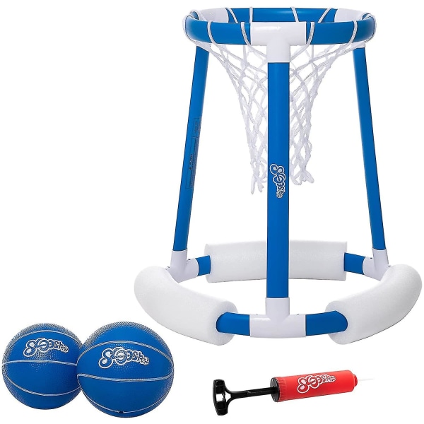 Julklappar, flytande pool Basket Hoop Spel för poolen | Inkluderar båge, 2 bollar och pump, uppblåsbar basketbåge Water Basketball Gam