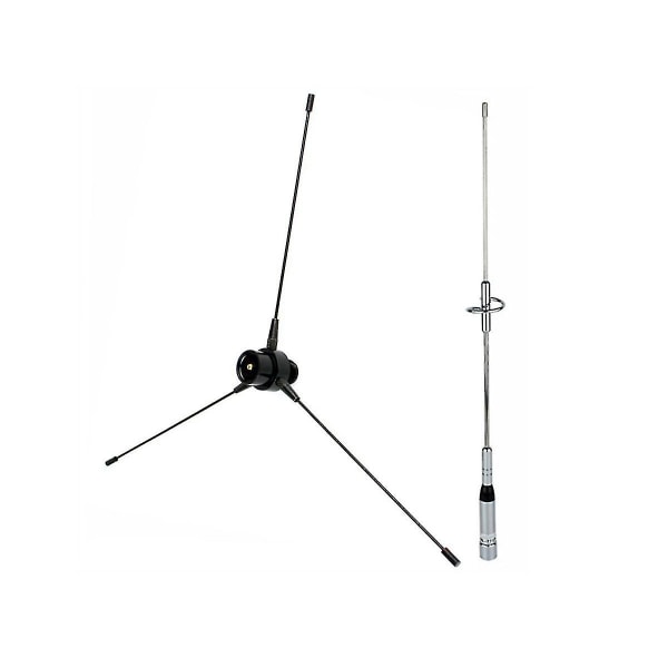 2 sæt elektronisk tilbehør: 1 sæt Antenne Uhf-f 10-1300mhz antenne & 1 sæt Dual Band Antenne Uhf / Vhf 144/430mhz 2.15