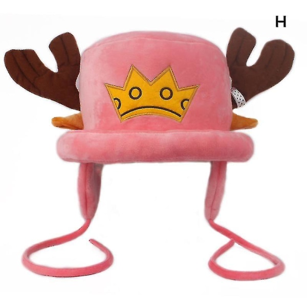 Vinterplysch Varma Hatt Söt Cartoon Tony Tony Chopper Form Semestergåvor För Kvinnor H