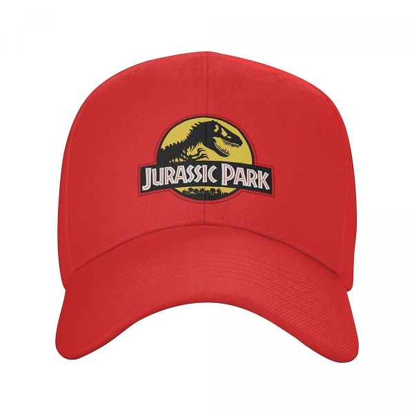 Custom Jurassic Park Dinosaur Print Baseball Cap Herr Dam Justerbar Dad Hat Streetwear Red Baseball Cap