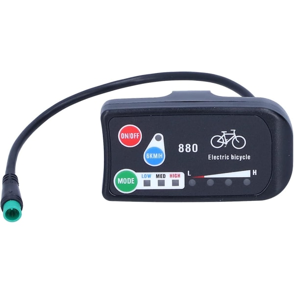 36v 48v e-sykkel skjermmåler Kt-led880 skjerm elektrisk sykkeltilbehør