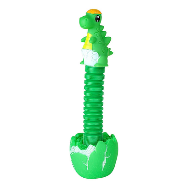 LED Dinosaur Legetøj med Stræk Pop Tubes til Stresslindring og Kreativ Leg Green
