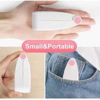 Mini bærbar ventilator - Sammenfoldelig - USB genopladelig - 2 hastigheder - Stille