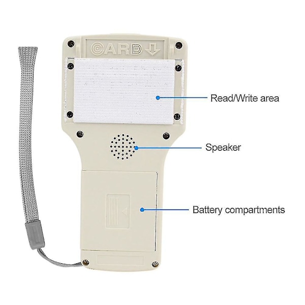 10 Frekvens Nfc Smart Kortläsare Skrivare Rfid Kopieringsapparat Duplikator 125khz 13.56mhz Usb Kopiera Krypterad
