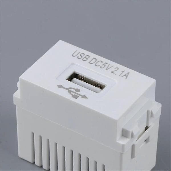 220V Uttak 5V Transformator for Mobiltelefonlading med USB-Strømmodul og 2.1A USB Ladeuttak