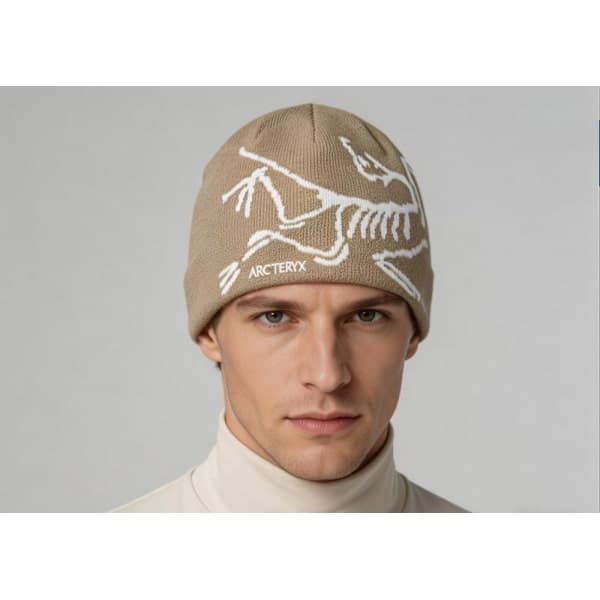 Arc'teryx Bird Head Toque Mössa Khaki Merinoull Stickad Vintermössa Unisex khaki khaki