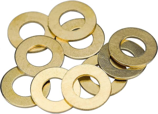 180 kpl litteä aluslevy, messinkinen litteä aluslevysarja, M2 M2.5 M3 M4 M5 M6 M8 M10