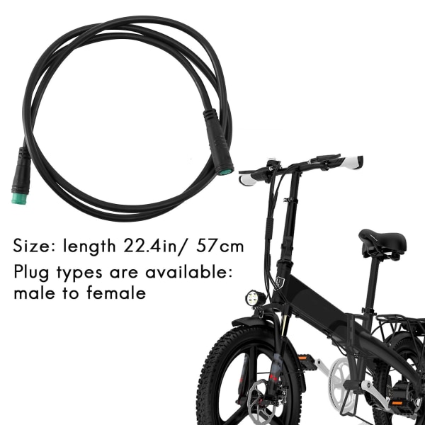 Ebike Display Kabel 5 Pin for BBS01/BBS02/ Mid Motor Elektrisk Sykkel Display Skjøteledning Kobling