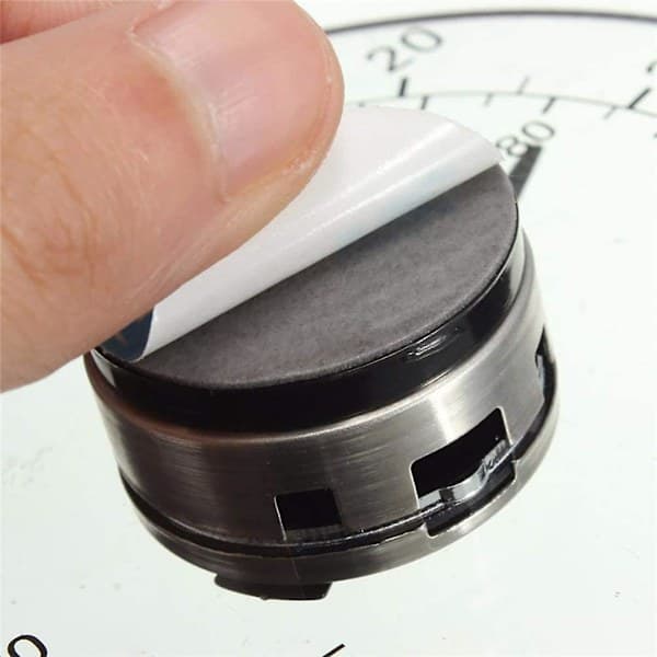 Utendørstermometer, selvklebende transparent vanntett termometer for vinduer, gratis batteri