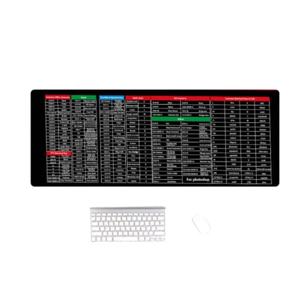 Stor musematte med Word/Excel/PowerPoint snarveier Skrivebord P 80*30*0.3cm 1st