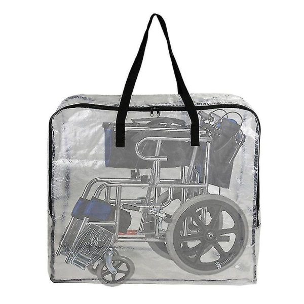 Bærbar multifunktionel rejseopbevaringspose med stor kapacitet, Foldebar cykeldækopbevaringstaske til kørestol, Kompakt kørestol Tr