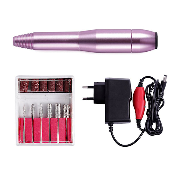 Melodysusie Bärbar Elektrisk Nagelfil, Kompakt Efile Elektrisk Professionell Nagelfilset För Akryl, Gelnaglar, Manikyr Pedikyr Polering Form