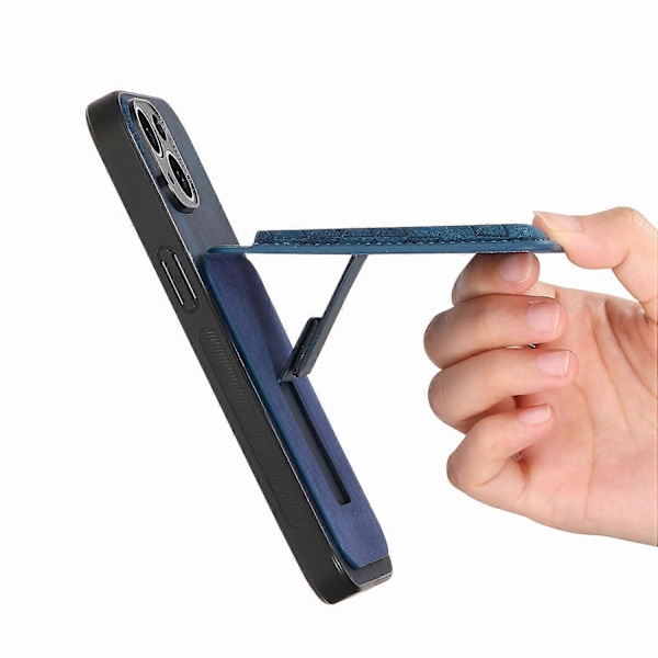 Til Nothing Phone (2a) Etui med Præget Mønster, Kortholder, Støttefod, Læder Bagcover Multicolor Style E