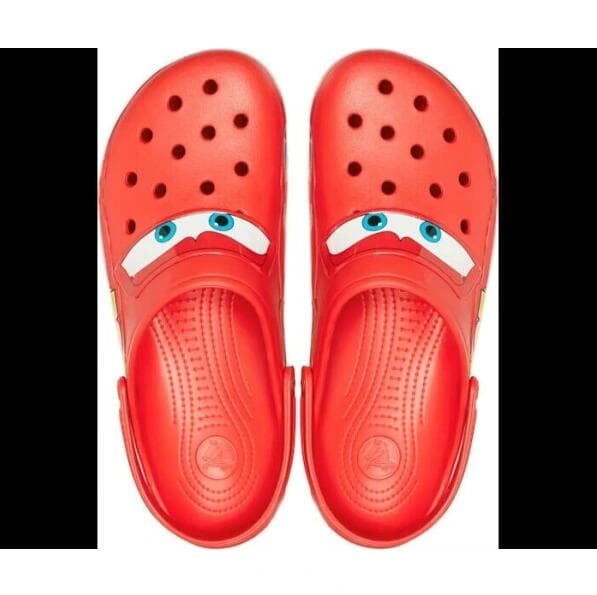 Crocs Lightning McQueen - Lynet McQueens udendørs hjemmesko med tøfler 38