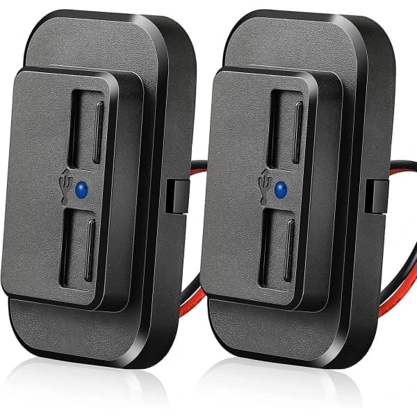 USB-uttak Bil 12V USB-uttak Bil USB-port Panelmontering 12V USB-lading