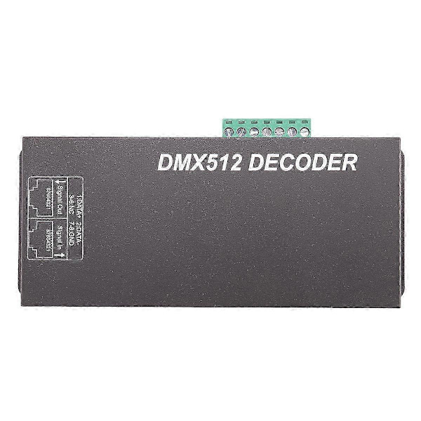 Dmx 512 Digital Display Decoder, Dæmpningsdriver Dmx512 Controller Til Led Rgbw Tape Strip Lys Rj45 Edition 0711 5 5