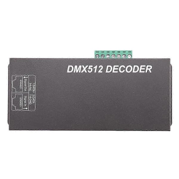 Dmx 512 Digital Display Dekoder, Dimming Driver Dmx512 Kontroller For Led Rgbw Tape Strip Lys Rj45 Utgave 0711 5 5