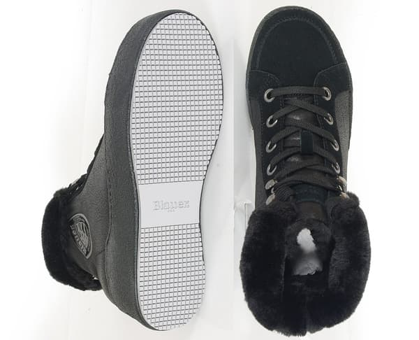 Blauer. USA Madeline04 ankle boots leather she black