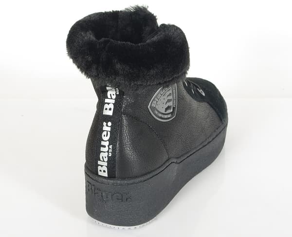 Blauer. USA Madeline04 ankle boots leather she black