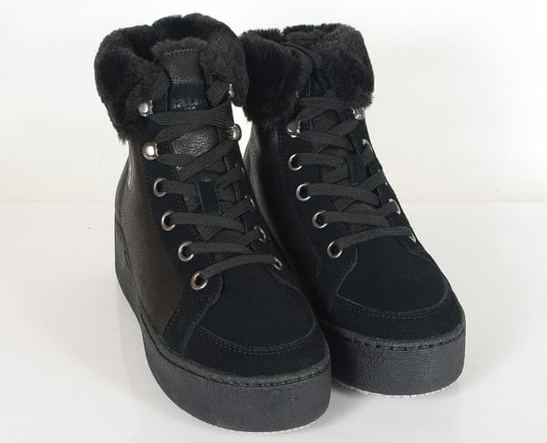 Blauer. USA Madeline04 ankle boots leather she black