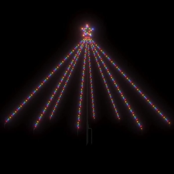 Inomhus-Utomhus julgransbelysning 400 färgade lysdioder 2,5 m - SALALIS -  SH053619 e830 | Fyndiq