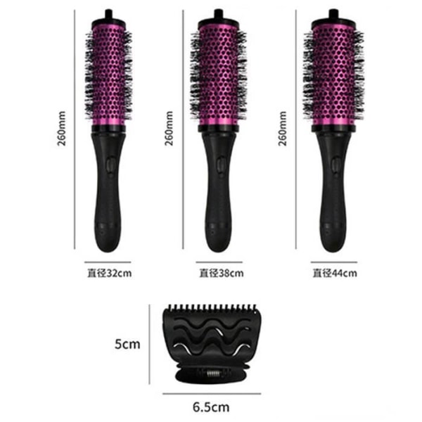 SALALIS Set med runda hårborstar Set med 6 runda hårborstar Ergonomiskt  handtag hårhygien 339e | Fyndiq