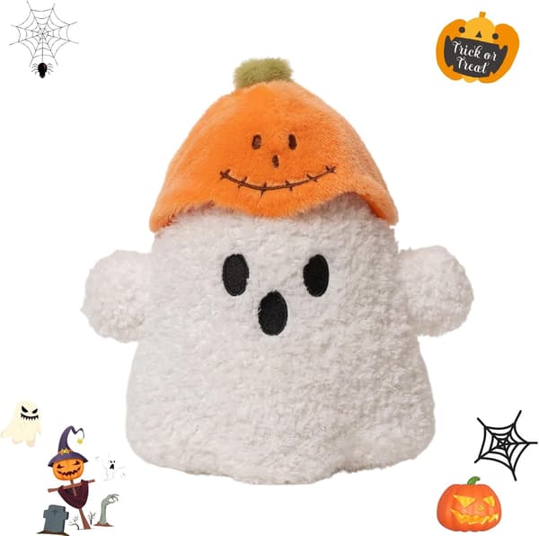 12\" Halloween Spöke Plysch, Pumpahatt Gosedjur