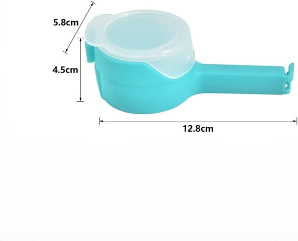 Påsklämmor med hällpipar för mat, förslutande hällpipsklämmor, 4-pack