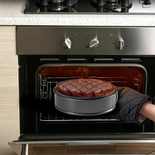 9 tums bakmatta i silikon - Non-stick formfoder för cheesecake och desserter, återanvändbar och lätt att rengöra, ugnssäker matta
