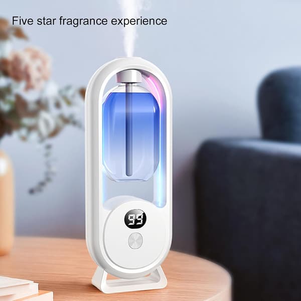 Automatisk Aromaterapi Diffuser, Automatisk Spray Diffuser, Toalettluftfräschare, Smart Aromaterapi Diffuser, Mini Luftfräschare & Luftfuktare