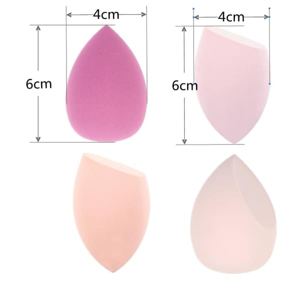 Sminksvamp, Beauty Makeup Blending Sponge Puff Blender Foundation-svamp Concealer-svampar Applikatorsvampar 8 st