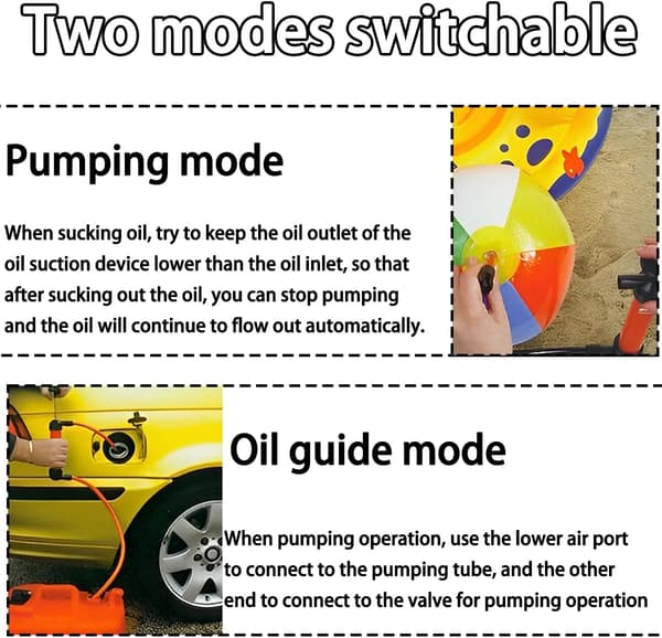 200cc Manuell Sifonpumpkit – Multifunktionell Vätskeutsug för Bilolja, Gas, Vatten, Vätske- och Luftöverföring