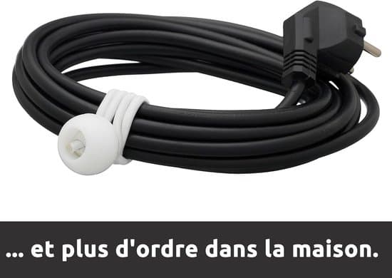 100 x elastiska gummiband med plastkula, elastiska krokar, tältgummiband för presenningar, trädgårdspaviljonger, tält, hög spänning – Vit